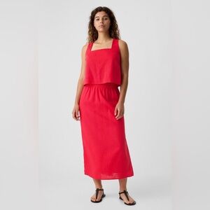 Gap red skirt